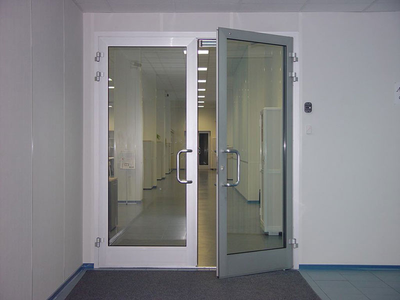 Алюминиевая дверь для больницы Алюминиевая дверь для больницы
