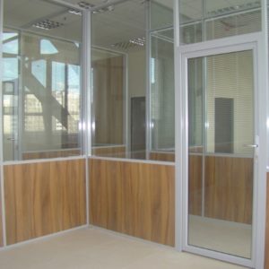 Стационарная алюминиевая перегородка GFTD616